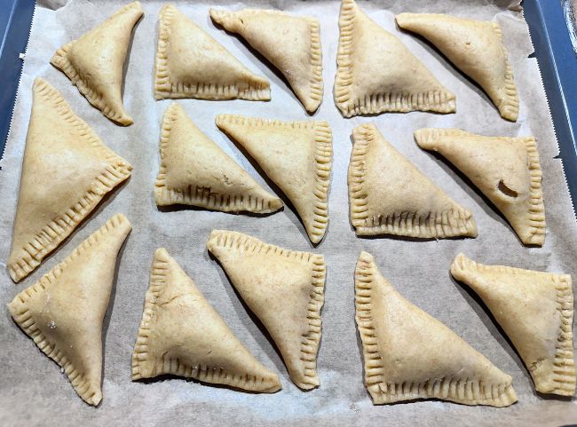 Vegane Apfeltaschen backen