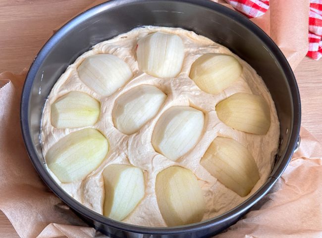 Versunkener Apfelkuchen saftig Versunkener Apfelkuchen saftig