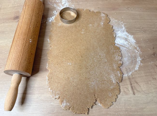 Vollkornpl&auml;tzchen M&uuml;rbeteig