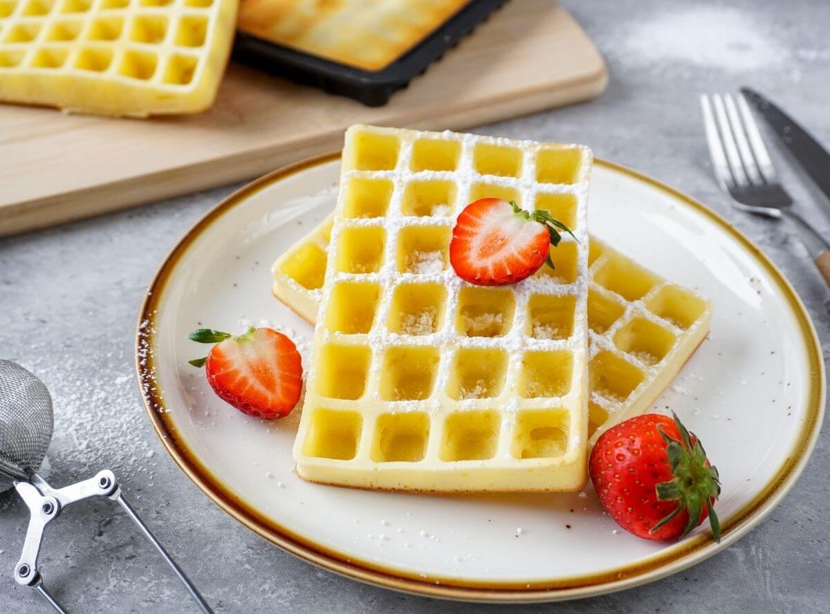 Waffeln aus der Heißluftfritteuse, die echt überzeugen