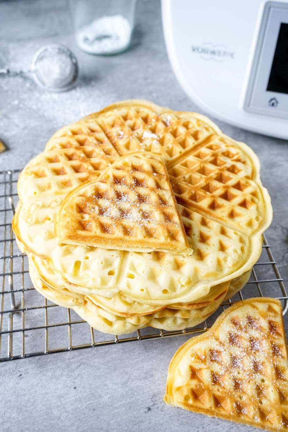 Waffelteig im Thermomix – schnell gemixt für Waffeln