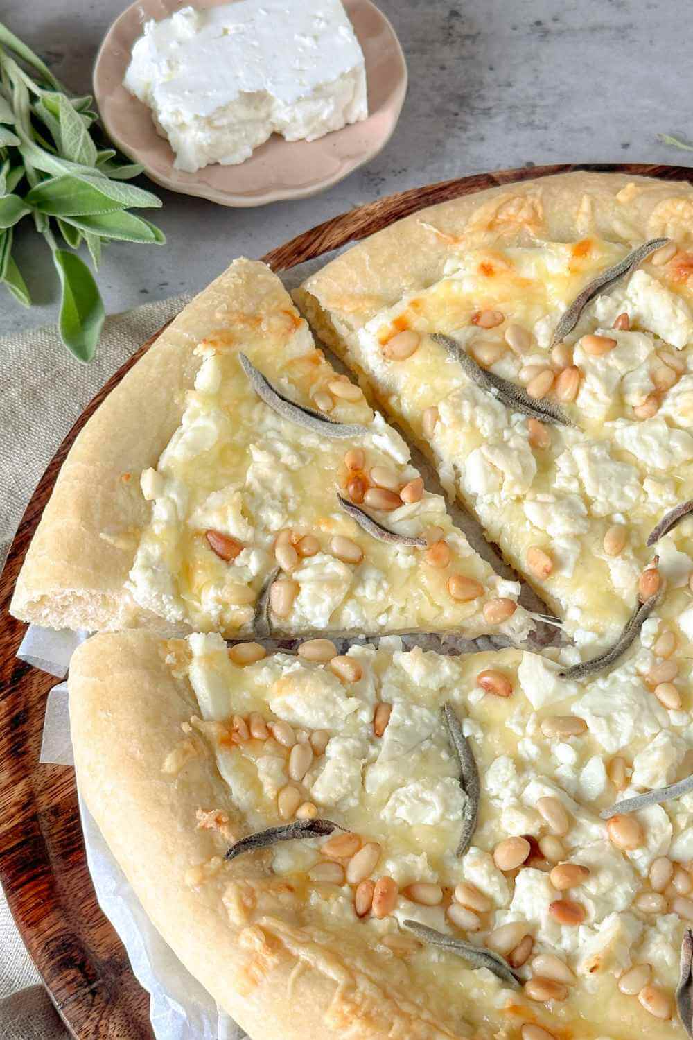 Weiße Pizza Bianca Weiße Pizza Bianca