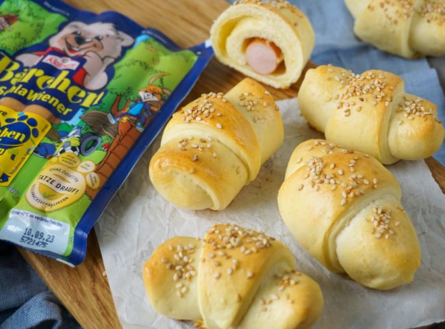 Wiener W&uuml;rstchen im Schlafrock