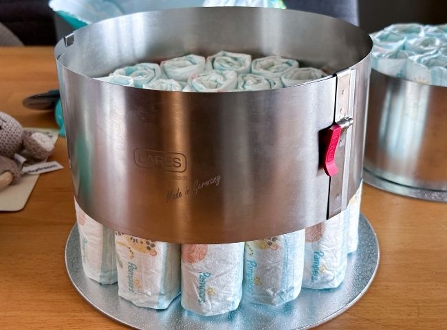 Windeltorte Geschenk selber machen Windeltorte Geschenk selber machen