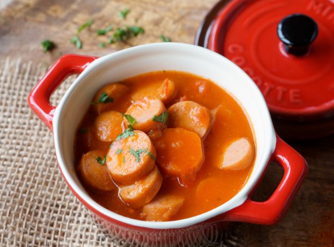 Würstchengulasch für Kinder Würstchengulasch für Kinder