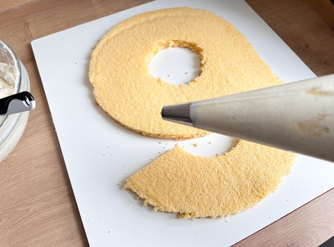 Zahlentorte Creme Füllung Zahlentorte Creme Füllung