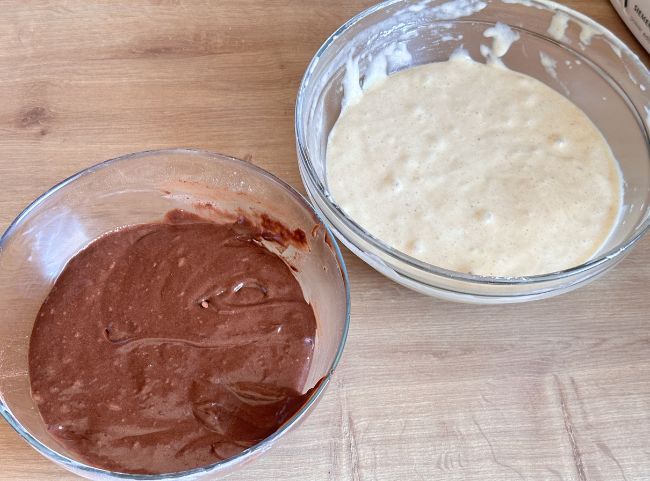 Zebrakuchen Kakao Teig Zebrakuchen Kakao Teig