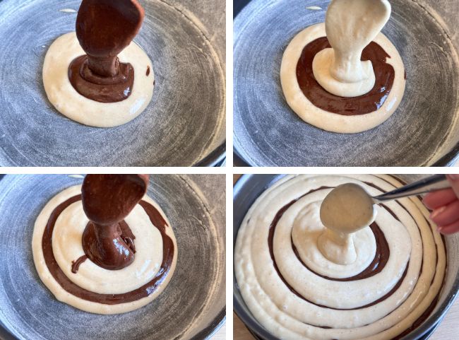 Zebrakuchen Springform Zebrakuchen Springform