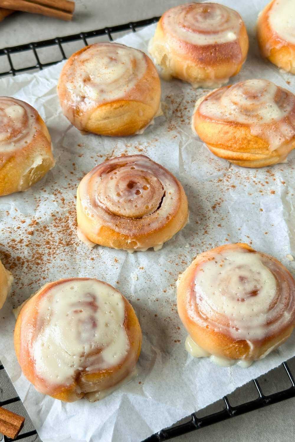 Zimtschnecken aus der Heißluftfritteuse