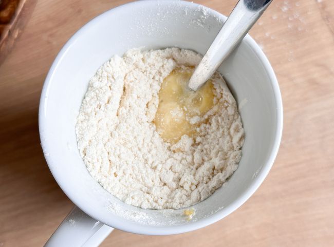Zitronen Tassenkuchen Heißluftfritteuse mischen Zitronen Tassenkuchen Heißluftfritteuse mischen