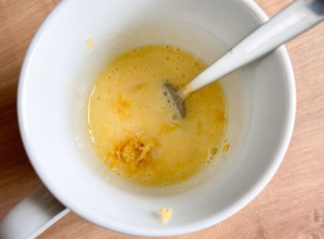 Zitronen Tassenkuchen Heißluftfritteuse Rührteig Zitronen Tassenkuchen Heißluftfritteuse Rührteig