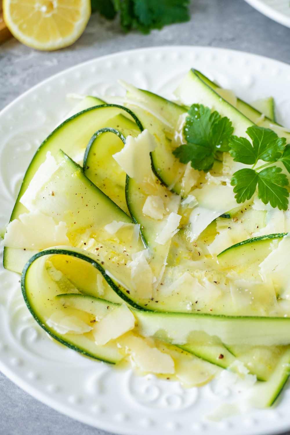 Zucchini Carpaccio Zucchini Carpaccio