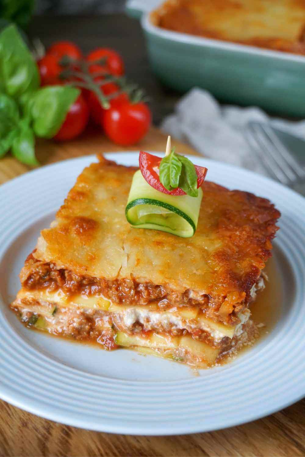 Low Carb Zucchini Lasagne Low Carb Zucchini Lasagne