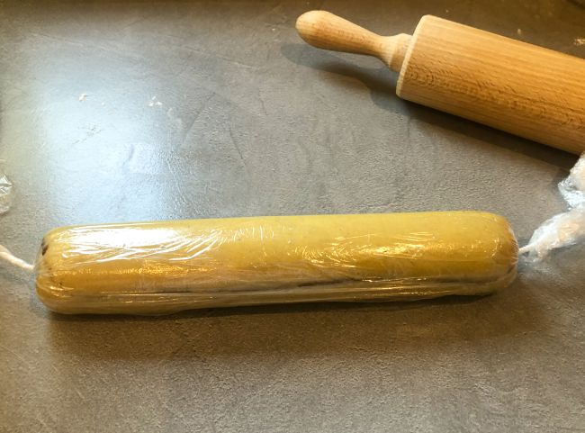 Zweifarbige Rollenkekse Zweifarbige Rollenkekse