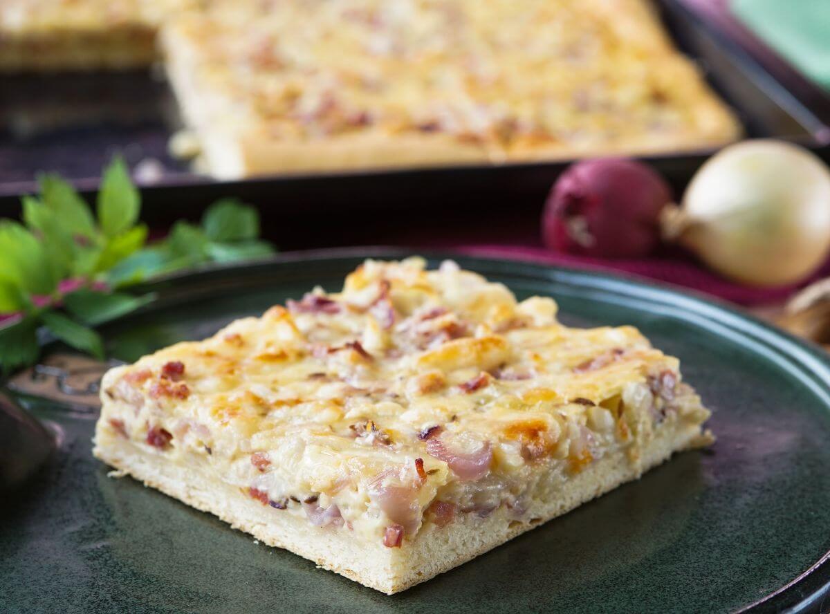 Zwiebelkuchen vom Blech