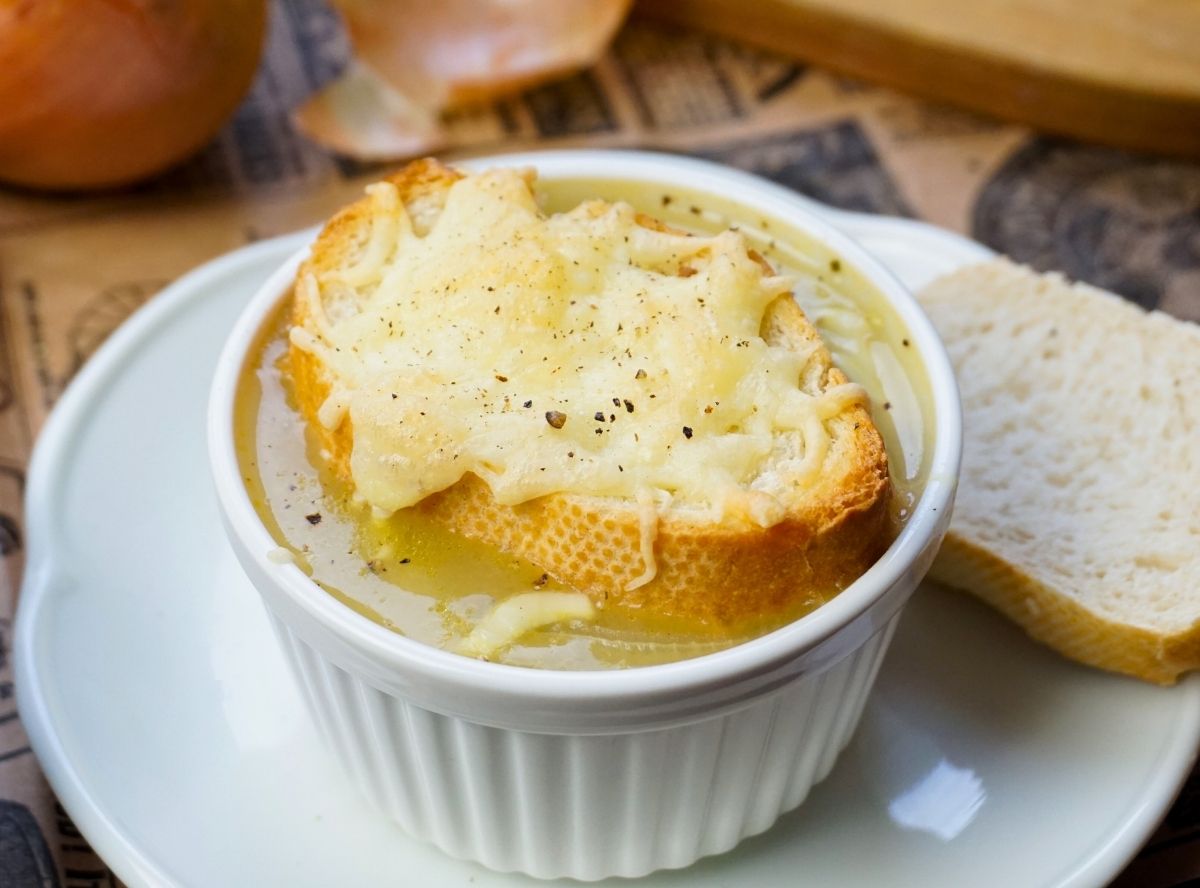 Zwiebelsuppe ohne Wein